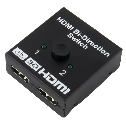SeKi HDMI 2 in 1 Out Umschalter; Bidirektionaler HDMI Switch / Splitter; 4K@60Hz