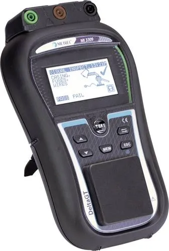 Metrel MI 3309 BT VDE-Prüfgerät - kalibriert nach ISO, grafisches LCD-Display mit Bluetooth für einfache Kommunikation und Auswertung