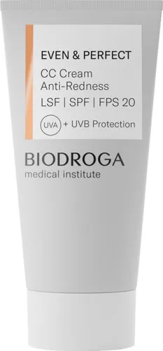 BIODROGA Medical Institute EVEN & PERFECT CC Cream - CC Cream mit verkapselten Pigmenten, die sich perfekt dem Hautton anpasst und Rötungen neutralisiert für ein ebenmäßiges Hautbild.