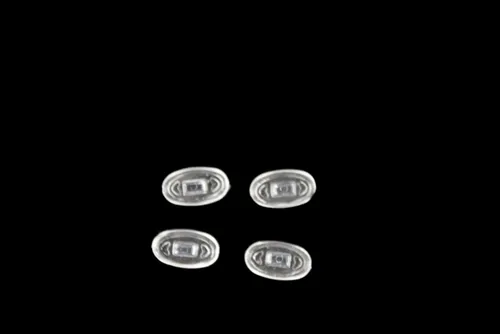 optiker-dietrich.de Brillenetui Silikonbrillenpads Klicksystem (Tropfen 11mm)