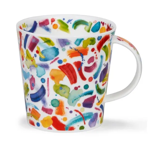 Dunoon Becher Cairngorm Mish Mash 0,48 l - Kaffeetassen & Becher aus feinstem Fine Bone China, spülmaschinenfest und ideal für genussvolle Kaffee- oder Teepausen mit 480 ml Volumen.