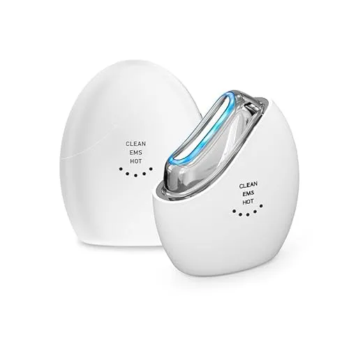 OBEST Elektrisches Gua Sha Platte, elektrisches Gesichtsmassagegerät, Anti-Aging-Schönheits- und Hautpflegegerät mit Wärme und Vibration, 3 Modi, USB-Aufladung