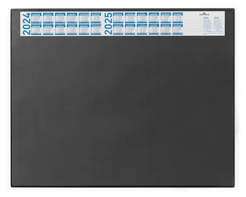 Durable Schreibunterlage 65 x 52 cm PVC Schwarz in schwarz von DURABLE