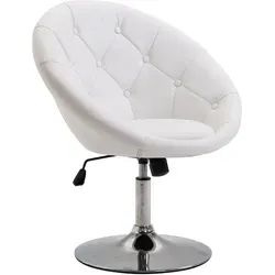 HOMCOM Arbeitshocker aus Stahl mit Kunstlederbezug - Bürostühle in modernem Design, eleganter Kunstlederbezug mit Karo Naht für stilvolles Wohnen und Arbeiten.