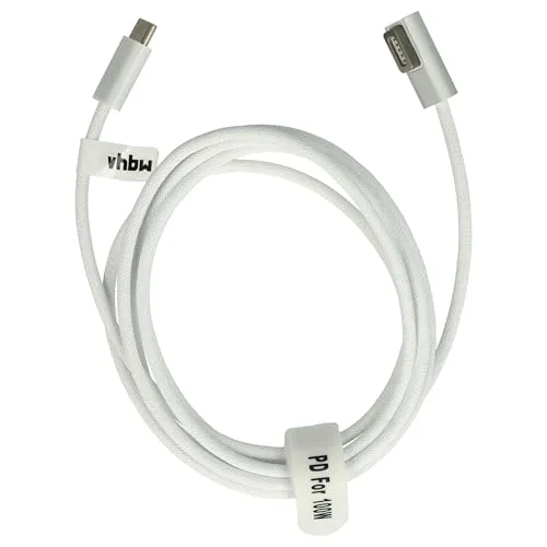 vhbw Adapterkabel USB Typ C auf MagSafe 1 kompatibel mit Apple A1224, A1185, A1181, A1184 Notebook, Laptop