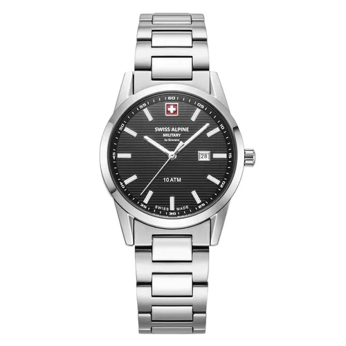 Swiss Alpine Military Damenuhr 7767.1137 Argos - Elegante Sportuhr - Chronographen mit 10 ATM Wasserdichtigkeit und robustem Edelstahl. Ideal für aktive Frauen, die Stil und Funktionalität schätzen.