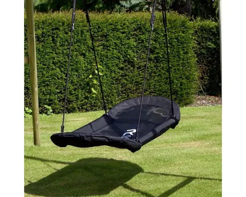 OutdoorToys Schaukelkombination Nestschaukel 120 x 65 cm schwarz - Spielplätze - Große Nestschaukel für sicheren Spaß im Garten, ideal für Kinder ab 3 Jahren und perfekt für gemeinsames Schwingen.