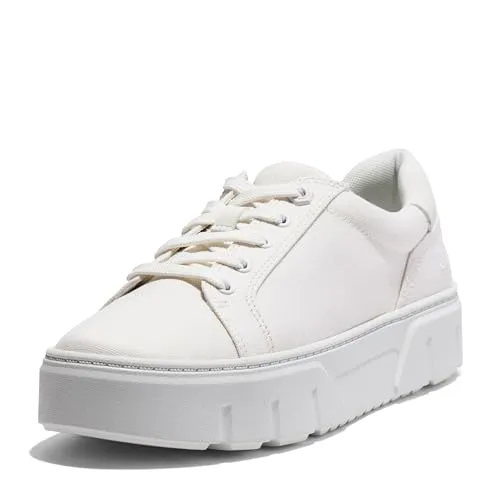 Timberland Laurel Court Low White Canvas EU 41 - Stiefeletten mit lässigem Streetstyle, aus bequemem Canvas und Gummi-Sohle, ideal für jeden Anlass und perfekt für Schuhliebhaber.
