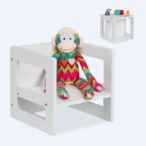 Sitzhocker Kinder Wendehocker 2 in 1 von Relaxdays