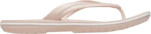 Crocs Pantolette Crocband Flip - Rosa - 42 - Sandalen aus leichtem CrosliteTM-Material, ideal für Strand und Alltag. Ergonomisches Design mit Anti-Rutsch-Sohle für maximalen Komfort und Stabilität.