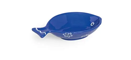 Excelsa Ocean Schüssel, Keramik, Weiß/Hellblau von Excelsa