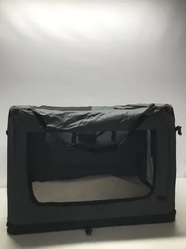 lionto Tiertransportbox für Hunde & Katzen, 101 cm - Grau - Robuste Tiertransportbox für Hunde und Katzen, ideal für Reisen. Mit großzügigen Maßen (101 cm x 70 cm x 69 cm) bietet sie viel Platz und Sicherheit.