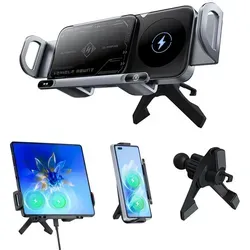 Auto Handyhalterung mit Qi Kabellosem Ladegerät 15W – Automatische Klemmung für Smartphones