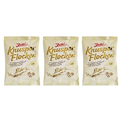 3er Pack Zetti Knusperflocken weiße Schokolade (3 x 120 g)