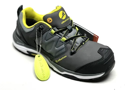 Albatros Sicherheitshalbschuh Ultratail Grey Low 646210 - S3 ESD HRO SRC, Größe 37, optimaler Schutz und hoher Tragekomfort für Industrie und Handwerk
