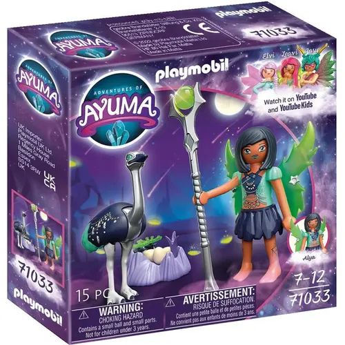 PLAYMOBIL 71033 Adventures of Ayuma Moon Fairy mit Seelentier - Bewegliche Flügel und zauberhaftes Zubehör für magische Abenteuer ab 7 Jahren