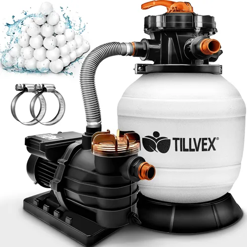 tillvex® Sandfilteranlage 13.200L/h für Pools