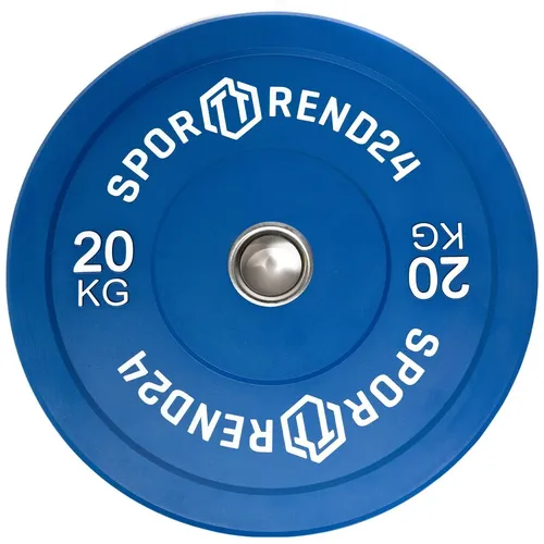 Sporttrend 24® Bumper Plate 20kg in schwarz von Sporttrend 24