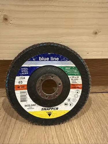 Fächerschleifscheibe 125x22,23mm K60 Sia Blue Line Stahl