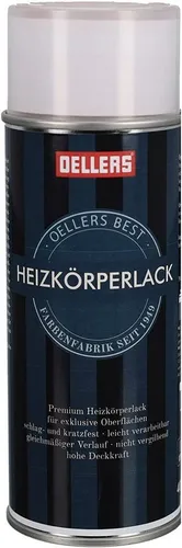 OELLERS Heizkörperlack Premium Sprühlack, 400 ml Heizkörperfarbe, Heizungslack, Heizungsfarbe