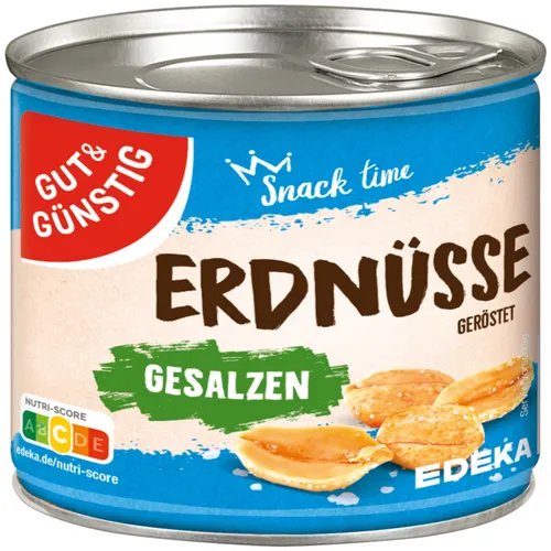 Gut&Günstig Erdnüsse geröstet und gesalzen 200g