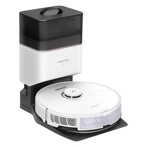 Roboter Staubsauger S8+ White - Beutelloser Saugroboter mit Ladegerät, für eine mühelose Reinigung Ihres Zuhauses