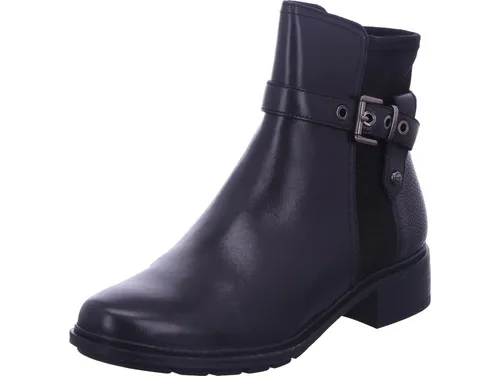 Tamaris Stiefelette 1-25425-43 001 – Komfortabler Style für jeden Tag - Wanderschuhe mit 3,5 cm Blockabsatz, ideal für Alltag und Freizeit. Hochwertiger Materialmix sorgt für optimalen Tragekomfort.