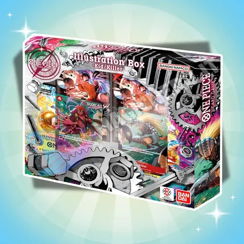 One Piece Card Game Illustration Box IB-08 Englisch – 4 Booster + 2 exklusive
