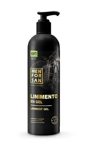 MENFORSAN Gel-Liniment für Pferde, 500ml | Beruhigt und stimuliert die Muskeln | Veganerfreundlich, 100% natürlich | Premium Horse Care