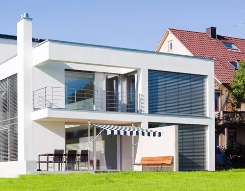 home Trends Klemmmarkise Balkonmarkise ohne Bohren - Markisen – Einfach zu montieren ohne Bohren, bietet zuverlässigen Sonnenschutz für Mietwohnungen und Balkone mit modernem Design.
