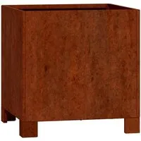 vidaXL Pflanzkübel mit Beinen aus Cortenstahl 32x30x33 cm - Eleganter Pflanzkübel mit Beinen aus wetterfestem Cortenstahl, ideal für Garten, Balkon oder Terrasse. Langlebig und pflegeleicht, bringt er rustikalen Charme in dein Zuhause.