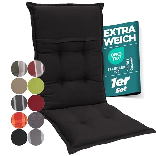 Sitzpolster Schwarz von Gardisun