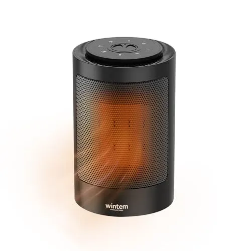 Wintem Tisch-Heizlüfter 1500 W, oszillierend und energiesparend