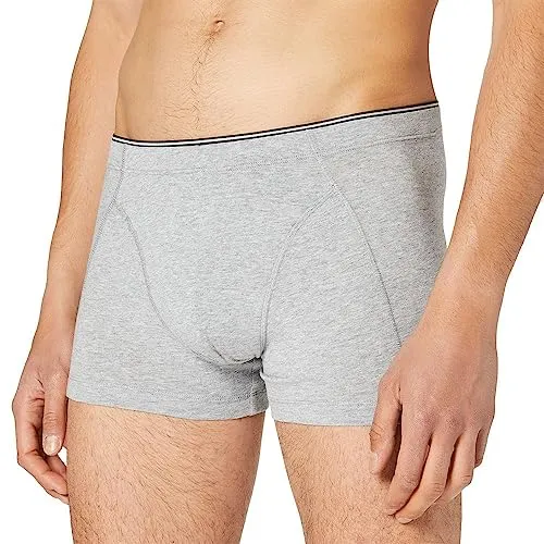 Schiesser Herren Unterwäsche - 95/5 Originals Boxershorts, Grau-mel._174004, S EU