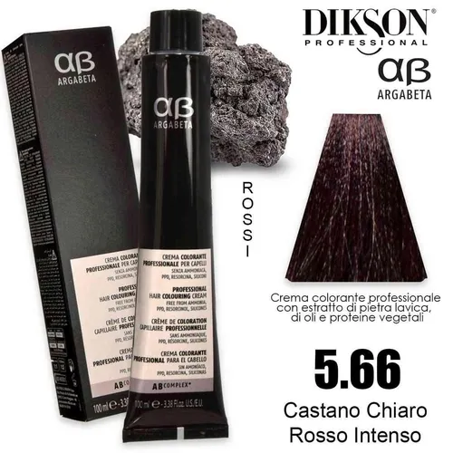 Tönung Haare 5.66 Dikson Argabeta Castano Klar Rot Intensive 100ml
