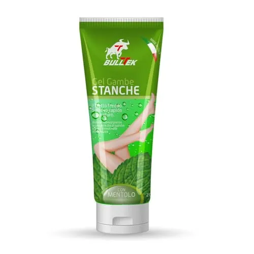 Gel müde Beine 200 ml Creme mit Menthol Kaltwirkung für schwere geschwollene Beine Krampfadern - lindert Schwere und Müdigkeit und Wohlbefinden und verbessert die Durchblutung