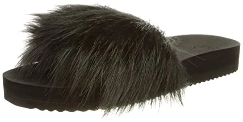 flip*flop Damen poolhair, Black, 39 EU