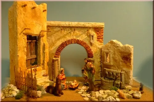 Krippenbausatz Orientalische Krippe JERICHO, Krippenbau, men100870