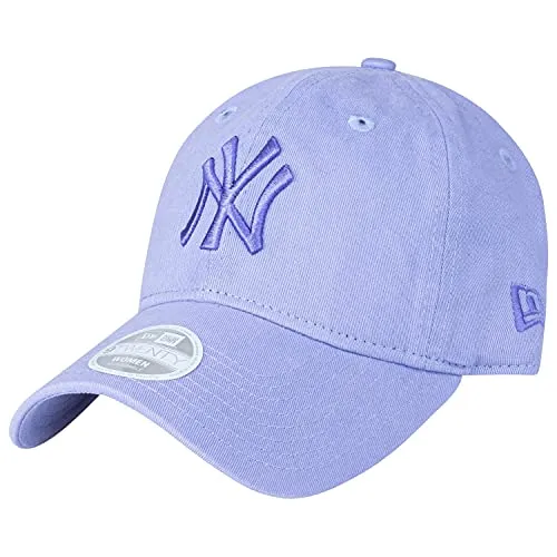 New Era 9Twenty Damen Cap - New York Yankees Lavendel - Stylisches 9Twenty Cap mit verstellbarem Strapback, perfekt für jeden Anlass. Die unstrukturierte Krone und der gebogene Schirm sorgen für hohen Tragekomfort.