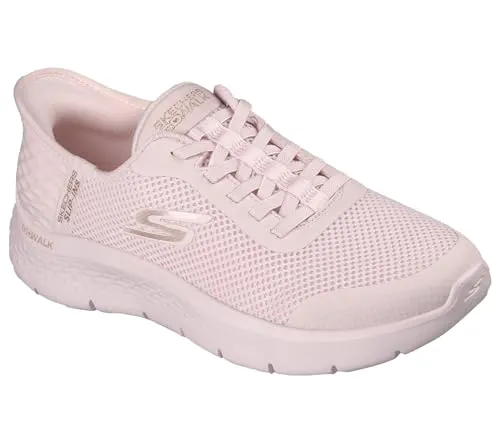 SKECHERS GO WALK FLEX GRAND ENTRY Rosa - Slip-On Damenschuhe - Stylische und bequeme Slip-On Damenschuhe für mühelosen Komfort. Ideal für den Alltag und Freizeit, mit leichtem Obermaterial und EVA-Sohle für ein angenehmes Tragegefühl.