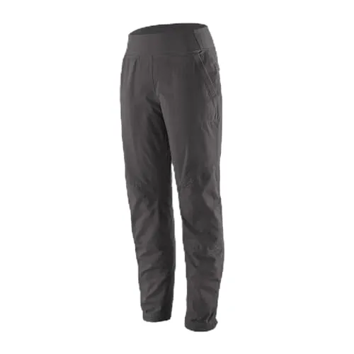 Patagonia Damen Caliza Rock Pants Gr. 10 Forge Grey – Kletterhose für Outdoor-Abenteuer - Robuste Kletterhose in Größe 10 und modischem Grau, ideal für Outdoor-Aktivitäten. Flexibles Material sorgt für optimale Bewegungsfreiheit.