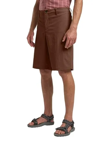 Jack Wolfskin Herren Desert M Wander-Shorts, Dark Rust, 54 EU - Wanderhosen aus elastischem TEXADRI NYLON STRETCH-Gewebe für optimalen Tragekomfort, ausgestattet mit zwei praktischen Seitentaschen und stylishem Jack Wolfskin Logo.