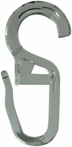 rewagi Gardinenhaken Faltenlegehaken, Gardinenhaken, Gardinengleiter, Gardinenzubehör, Gardinen, Vorhänge, Seitenschals, Flächenvorhänge, (50-St., Öse Ø 12 mm transparent), Verkaufseinheit: 25, 50, 100 Stück