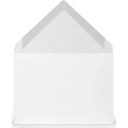 Rössler 220707509 - Coloretti Briefumschläge, 80 g/m², DIN C7, weiß, 5 Stück