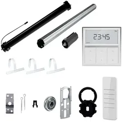 Nobily Achtkantwelle Rollladen-Set mit Maxi Rollladenmotor von Nobily