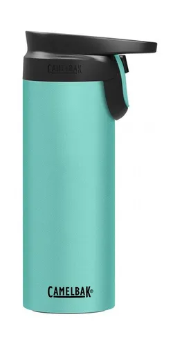 CAMELBAK Forge Flow Edelstahlflasche 350ml - Auslaufsicher und vakuumisoliert - Trinkflasche aus 18/8 Edelstahl, ideal für heiße Getränke; mit Lock-open-Knopf für einfaches Trinken und rutschfestem Silikonboden.