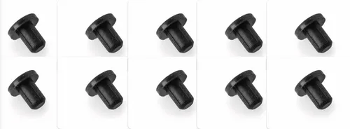 WESCO Müllsackständer Gummistopfen-Set (10 Stück) - Original WESCO Gummistopfen für Bodenring – sorgt für stabilen Halt und schützt empfindliche Böden. Ideal für die Wartung Ihres Abfallsammlers. Hochwertige Verarbeitung für nachhaltige Nutzung.