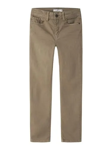 NAME IT Herren Nkmtheo Twitop Pant Noos Hose, Kelp, 116 EU in braun von NAME IT
