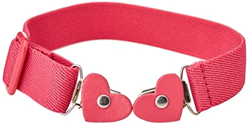Playshoes Elastik-Gürtel Herz-clip Uni Unisex Kinder, Pink Herz ,116-140
