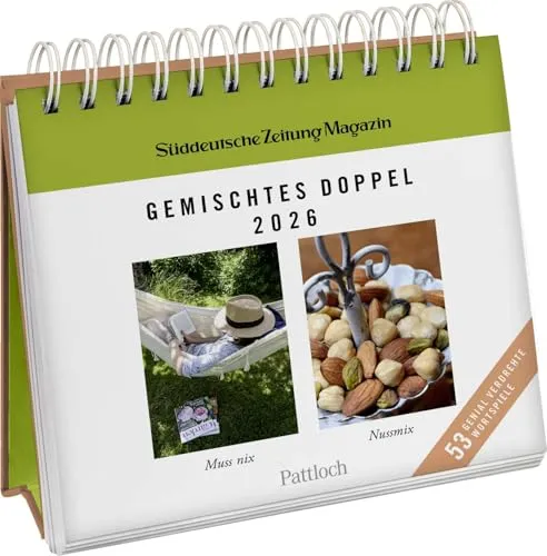 Postkartenkalender 2026: Gemischtes Doppel - Humor Geschenkbücher mit 53 herausnehmbaren Postkarten und kultigen Schüttelreimen – ideal als Wochenkalender für kreative Köpfe!